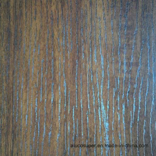 PVC PET film Laminated Wood Grain Steel or Aluminum Coil / Sheet