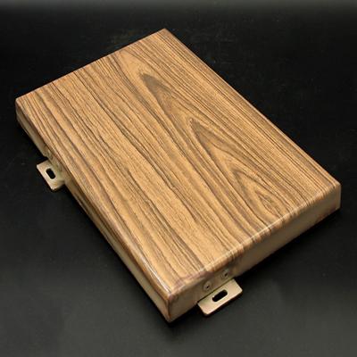 Wooden Coating Surface Solid Aluminum Sheet